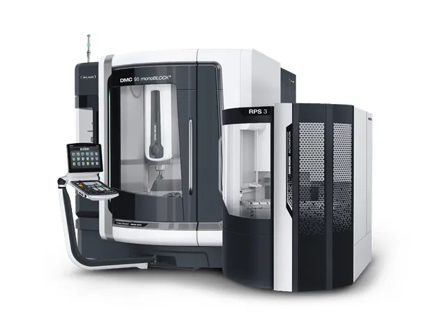 DMG MORI DMC 95 monoBLOCK 5-осевой обрабатывающий центр с горизонтальным шпинделем и monoBLOCK конструкцией