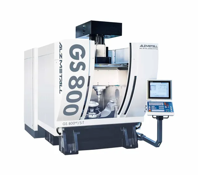 GS 800 NE/5-T - 5-осевой обрабатывающий центр с моментным столом ALZMETALL