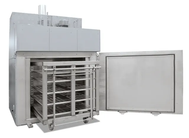 Промышленная камерная сушильная печь Nabertherm KTR 1500 с зарядным вагоном