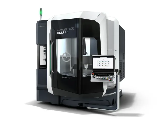 5-осевой обрабатывающий центр DMG MORI DMU 75 monoBLOCK 2nd Generation с кабиной stealth-design - общий вид