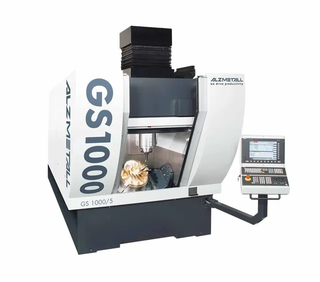 GS 1000/5 - Крупный 5-осевой обрабатывающий центр ALZMETALL