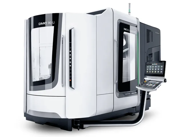 Вертикальный 5-осевой обрабатывающий центр DMG MORI DMC 90 U duoBLOCK с быстрым паллетным сменщиком - общий вид