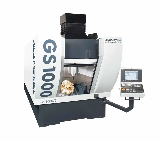 GS 1000/3 - Крупный 3-осевой обрабатывающий центр ALZMETALL