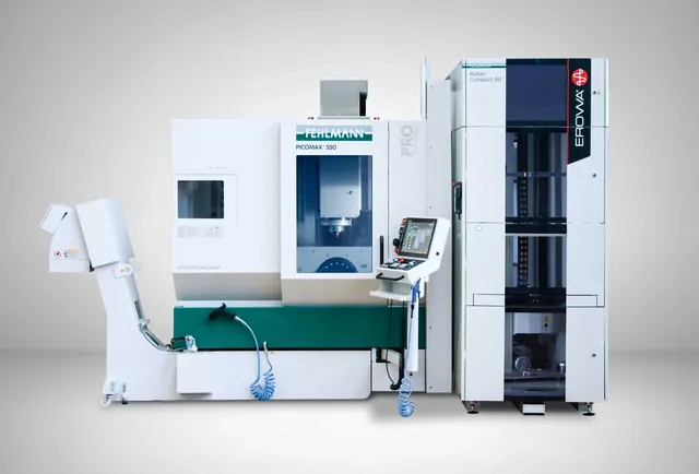 Fehlmann PICOMAX 550 PRO Automation - компактная роботизированная ячейка